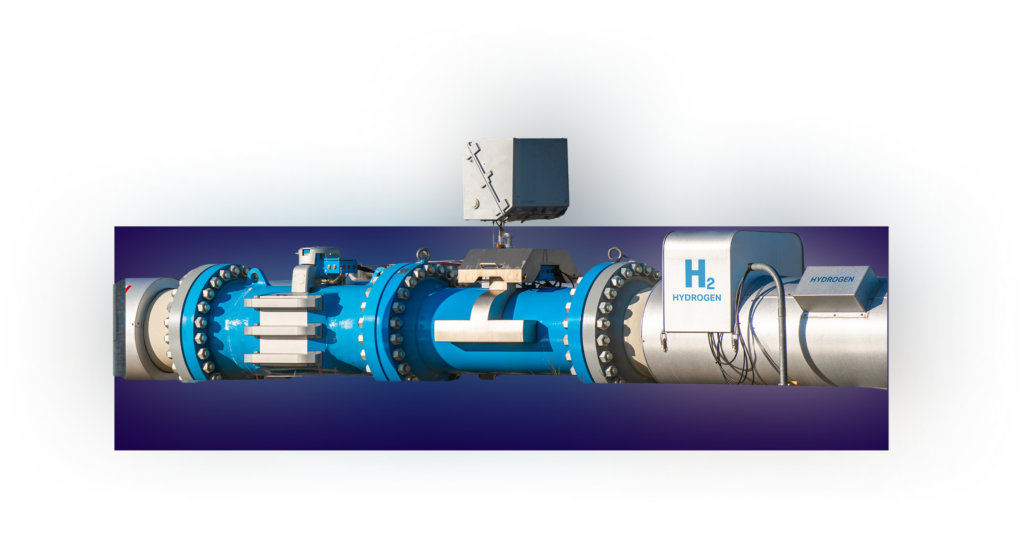 Industrial pipeline transporting hydrogen for Green Hydrogen Steel Production